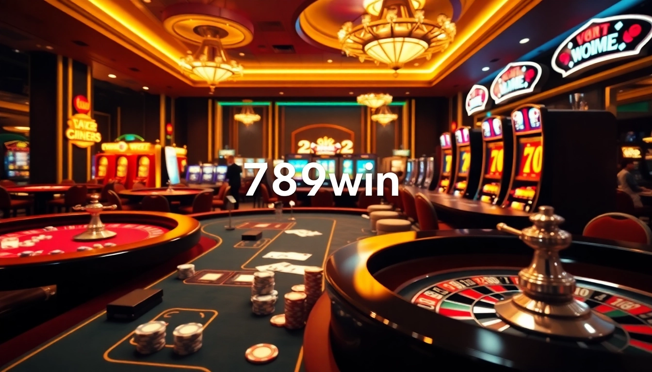 Experience the thrills of betting at 789win trang chủ chính thức with vibrant casino tables and exciting slot machines.